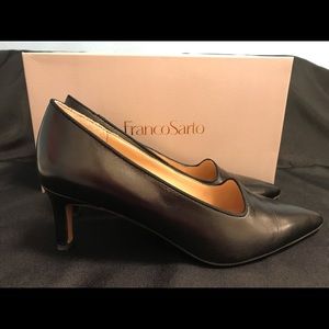 Franco Sarto L-Danelly Black Heels Pumps Women’s Size 6.5
